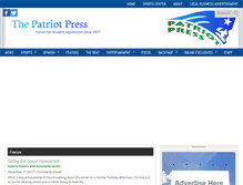 Tablet Screenshot of lhspatriotpress.com
